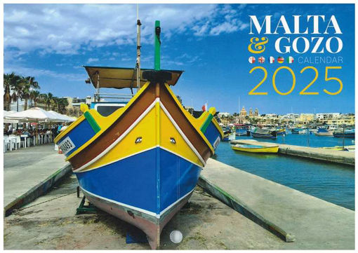 Picture of MALTA & GOZO A5 2025 CALENDAR LUZZU